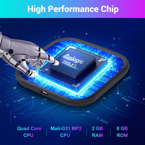 1080P TV BOX 4K HD Streaming Box Voice Control Google Assistant Quad Core 2025 - Picture 11 of 15
