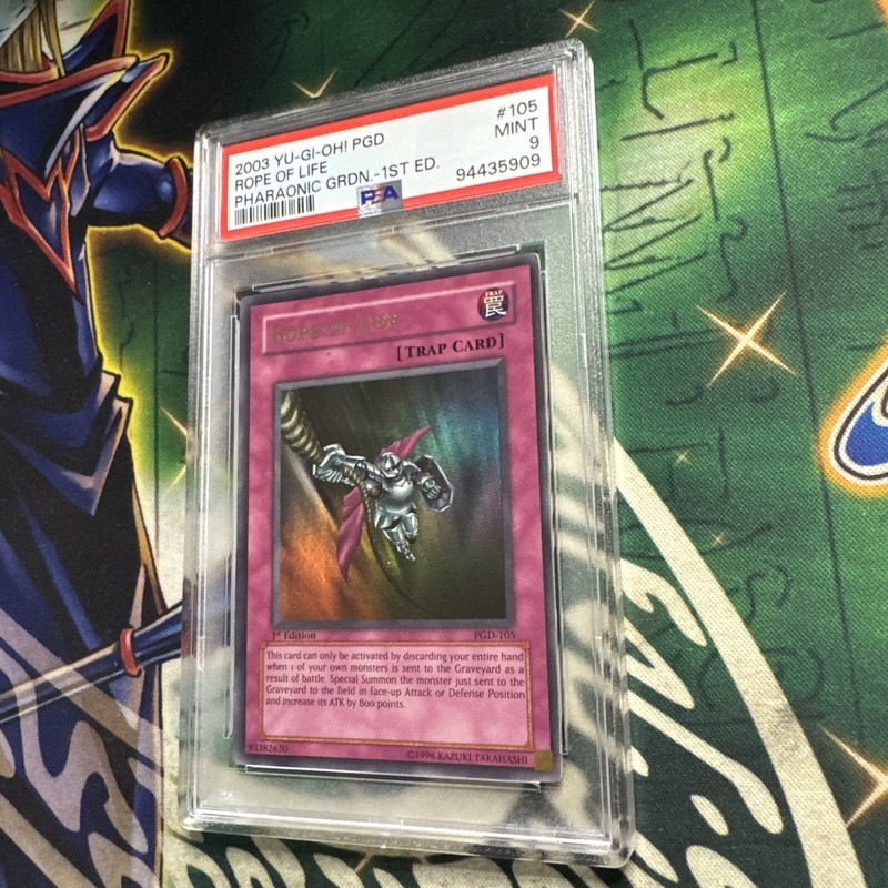 Yugioh! Rope of Life PGD-105 Ultra Rare 1st Edition PSA MINT 9