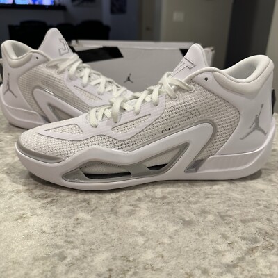 Size 11 - Jordan Tatum 1 TB Pure Money White Grey Basketball Shoes