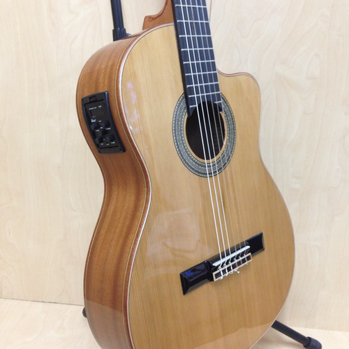 Miguel Rosales HS10CEQN Solid Top Electro-Classical Guitar w/Truss Rod + bag - Picture 1 of 11