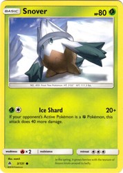 Snover 3/131 Forbidden Light Common Pokemon Card
