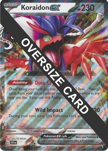 Koraidon Ex 125/198 Jumbo Cards