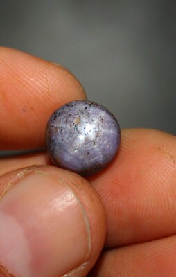 Ruby Star Sapphire Gemstone, 6 Rays Natural Round Ruby Star stone cabochon 11 mm