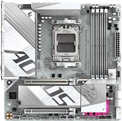 GIGABYTE B850M AORUS ELITE WIFI6E ICE Motherboard AMD B850 AM5