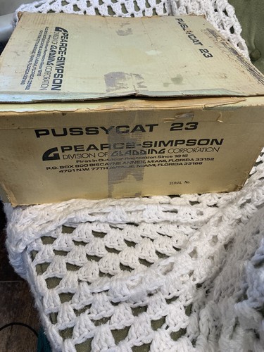 Pearce-Simpson Pussycat 23 Base Station CB Transceiver Original Box + Manual - Zdjęcie 4 z 10