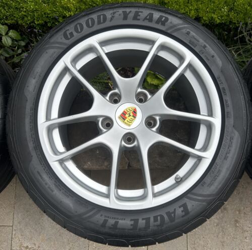 PORSCHE 981 BOXSTER CAYMAN 8+9x18 FELGEN Sommer GT3 look rim set S RAD - Bild 3 von 17