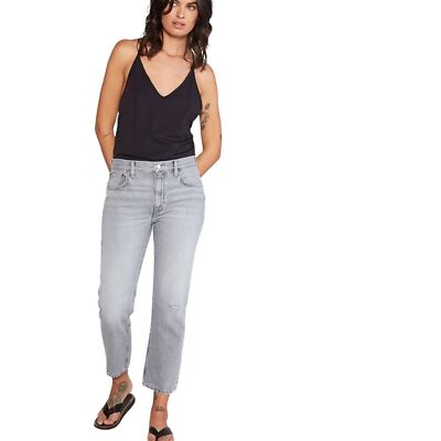 New Etica Rhea Midrise Straight Crop In Moonstone  Size 24