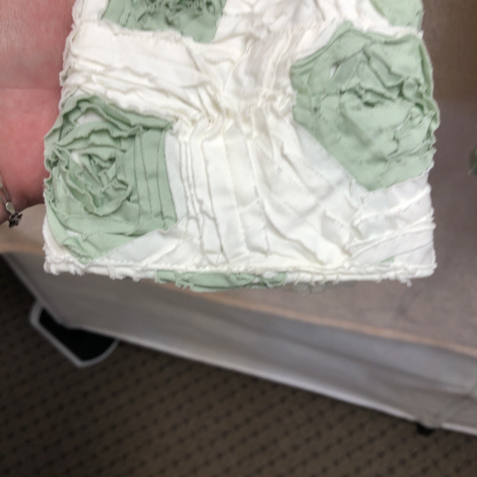 SAMUEL DONG  Green Rosette Patchwork Jacket Women… - image 6