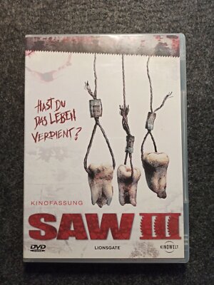 SAW III / SAW 3 - Kinofassung (DVD - FSK18) guter - akzeptabler Zustand !
