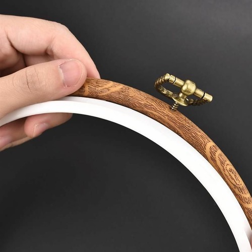 1pc Plastic Embroidery Hoop Rings Round Bamboo Frame Hoops Cross Stitch Crafts S - Picture 6 of 24