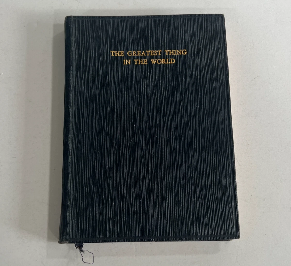 The Greatest Thing In The World In Antiquarian & Collectible Books