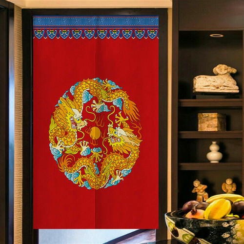 Chinese Door Curtains Japanese Noren Tapestry Kitchen Doorway Room Divider Retro - Picture 4 of 17
