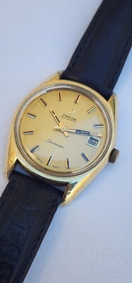 Vintage OMEGA Seamaster Ref 166.067 Date cal 565 gold Dial