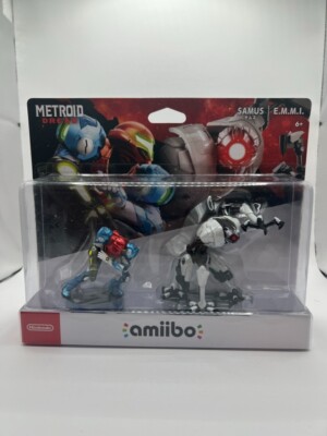 Nintendo amiibo Metroid Dread - Samus and E.M.M.I. Figures (2 Pack Set)