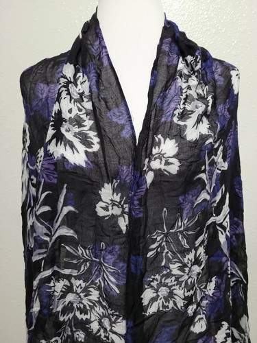 NWT VERA BRADLEY Women's Scarf Multifunctional Multicolor Floral 100% Rayon. - Picture 2 of 12