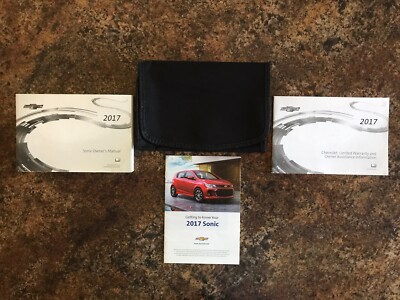 2017 Chevrolet Sonic Owners Manual w/ Case & Supplements - #R