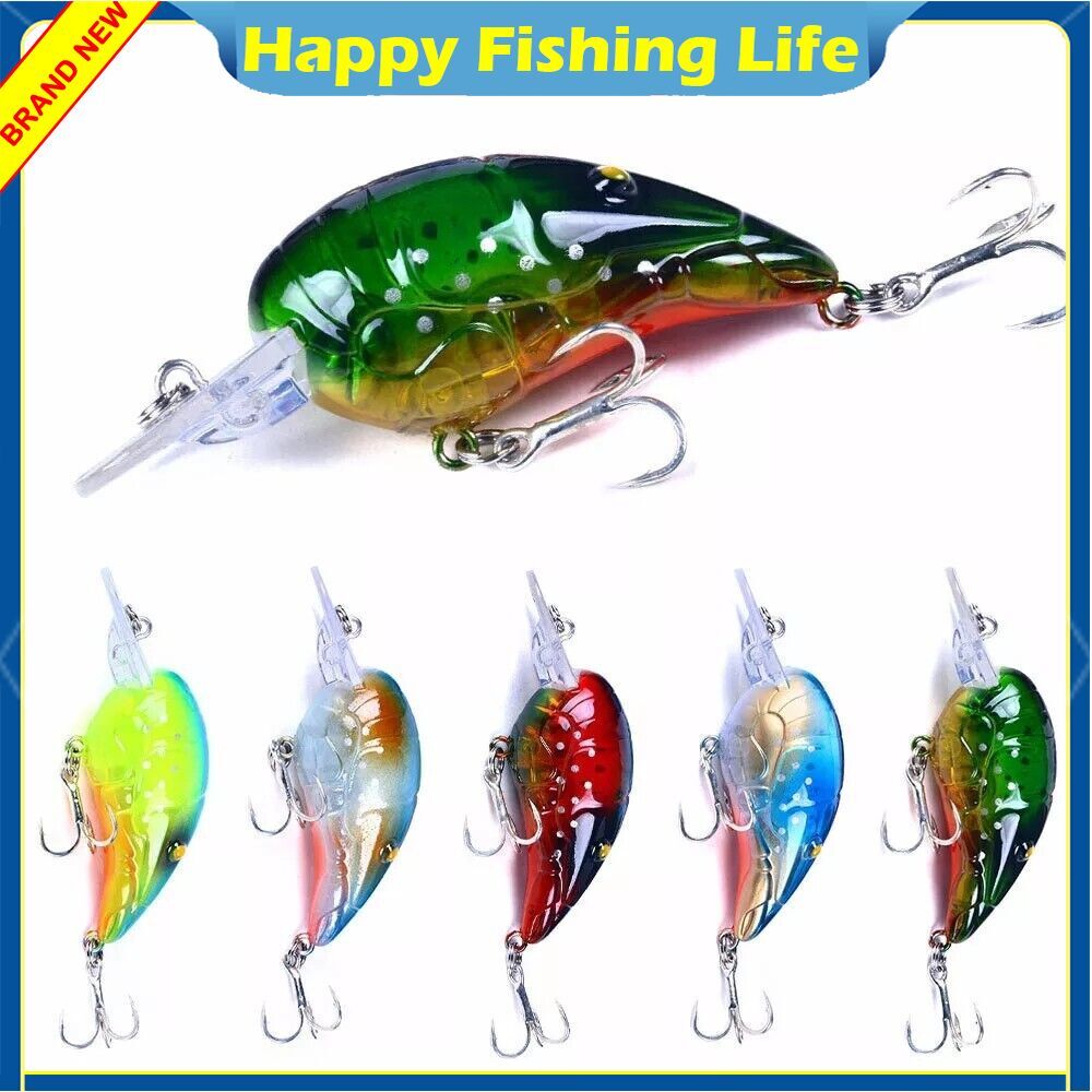 5pcs/set 7cm/11.5g Crankbait Bait Minnow Fishing Lure Hooks Bass Swimbait Tackle - Image 3
