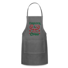 Christmas Crew Apron - Reindeer Antlers  Hearts