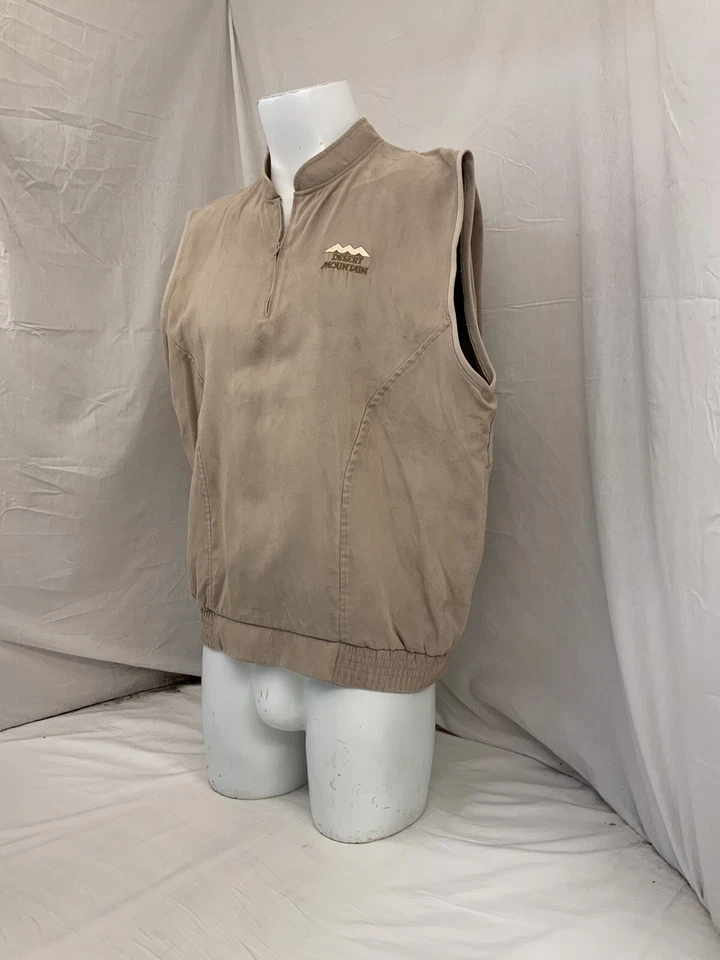 Chaleco de montaña Zero Restriction Desert L para mujer tostado poli 1/4 cremallera usado en excelente estado ygi n2-54 Foto 4 de 4