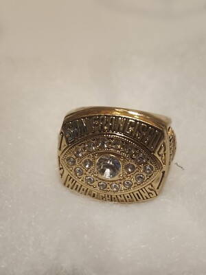 San Francisco 49ers Super Bowl Ring (1981) Championship Ring