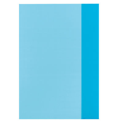 HERMA Heftumschläge A4 Transparent Blau – 10 Stück, Abwischbare Polypropylen-Folie Für Schule & Büro