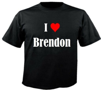 T-Shirt I Love Brendon für Damen Herren und Kinder versch. Farben