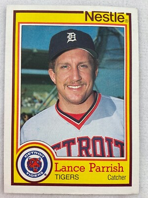 MLB 1984 Nestle Baseball Card #08-Lance Parrish, Detroit Tigers | eBay