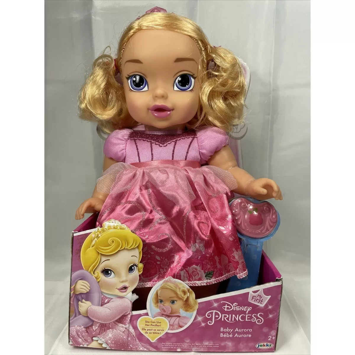 Disney Princess Deluxe Baby Aurora Doll with Pacifier Baby Doll