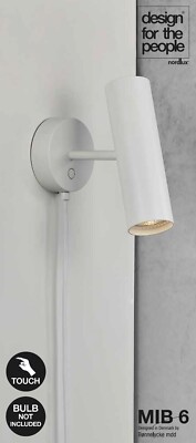 Designer Wall Nordlux Wandleuchte MIB GU10 Weiß schwenkbar Wadlampe 61681001