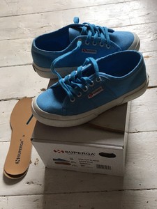 superga azure blue