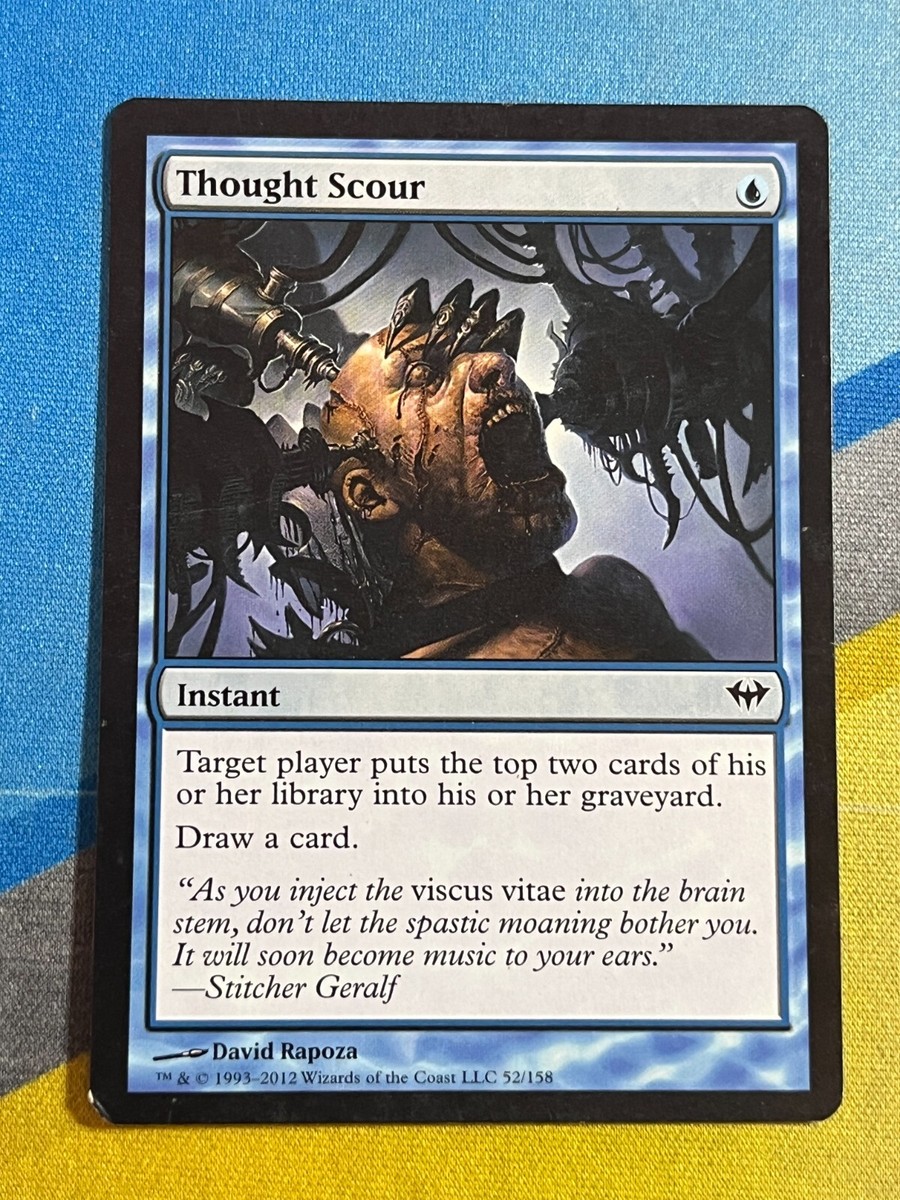 mtg dark ascension best cards Magic the Gathering MTG Dark Ascension THOUGHT SCOUR