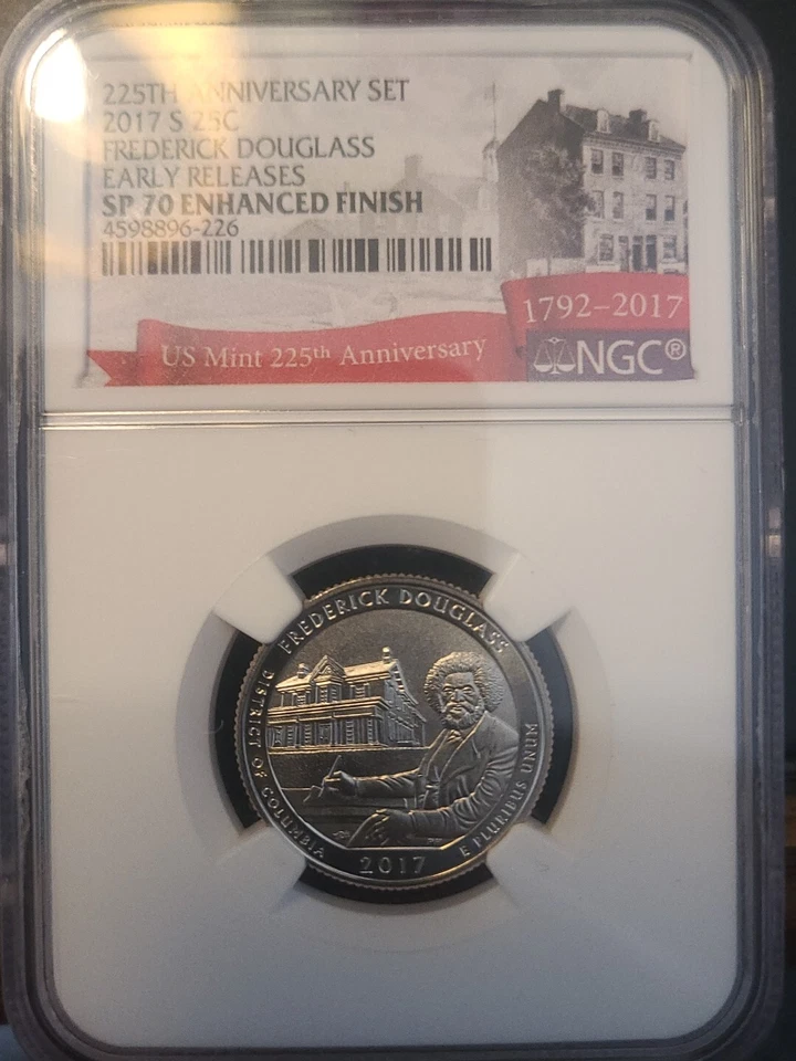 5 Slab Lot: 2017 S 225th Anniversary Enhanced Finish Early Release SP70 NGC  - Image 3 of 4