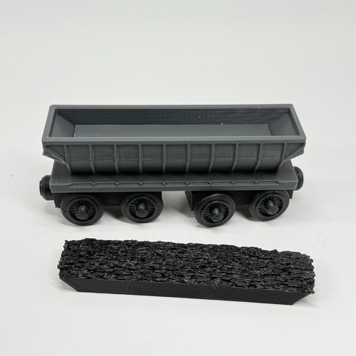 Tren tolva gris 2 tren de madera personalizado Thomas & Friends Brio - HECTOR - Imagen 7 de 7