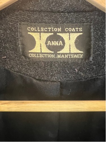 Alpaca Mohair & Wool Blend Grey Double Breasted 2 Button Long Fit Pea Coat 12 - Picture 7 of 8