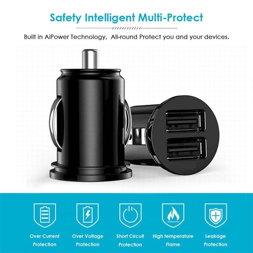 1x Fast Car Charger Dual USB Car Charger Cigarette Lighter Socket Adapter AU - Photo 6 sur 14
