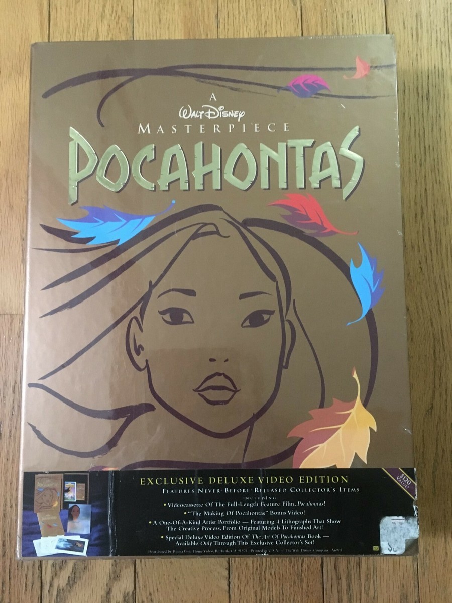 Walt Disney Masterpiece Pocahontas VHS Deluxe Video Edition