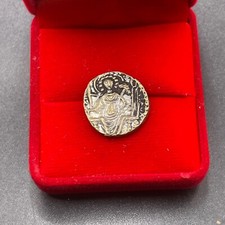 Unique Ancient Roman Greek bronze rare coated coin 4th-5th century BCE