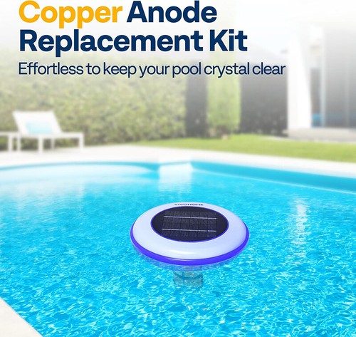 Solar Copper Anode 2 Pack Replacement Kit Fit Most Solar Pool Ionizer Models - Picture 2 of 7