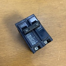 Cutler Hammer Eaton BR250 2 Pole 120/240V 50 Amp Circuit Breaker