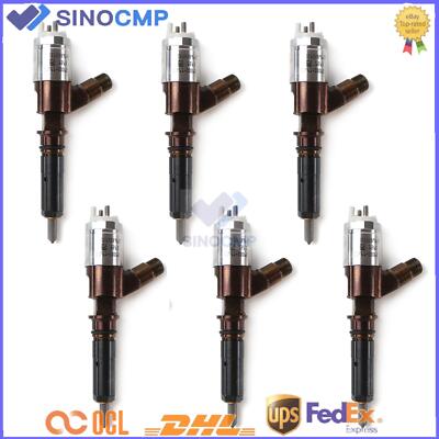 6PCS C6.4 Fuel Injectors 295-9130 326-4700 10R-7675 321-3600 For CAT 320D 323D L