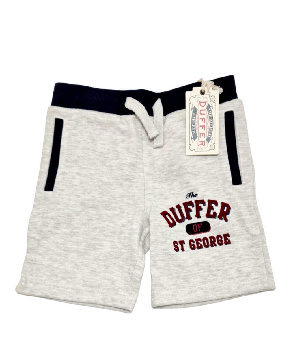 Duffer of St George Boys Grey Sweat Shorts Size Years 23