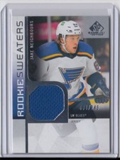 2021-22 SP Game Used Rookie Sweaters Jake Neighbours /249 St. Louis Blues #RS-JN