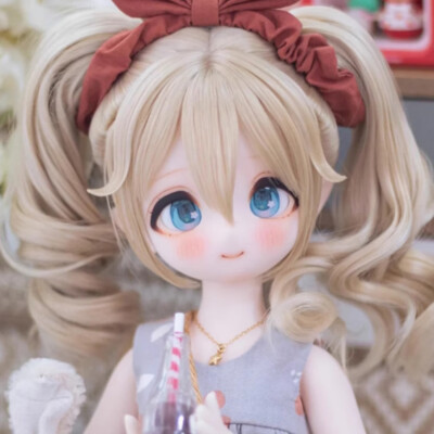 Lovely 1/6 BJD Doll SD Resin Joint Bare Doll Cartoon Girl Eyes Face Makeup Gift