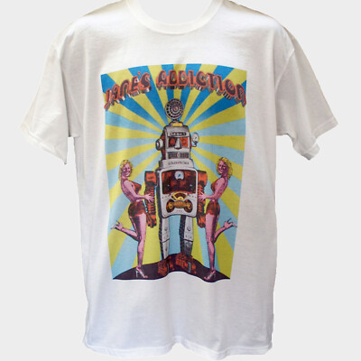 Jane's Addiction Indie Punk Rock Kurzarm Weiß Unisex T-Shirt S-3XL