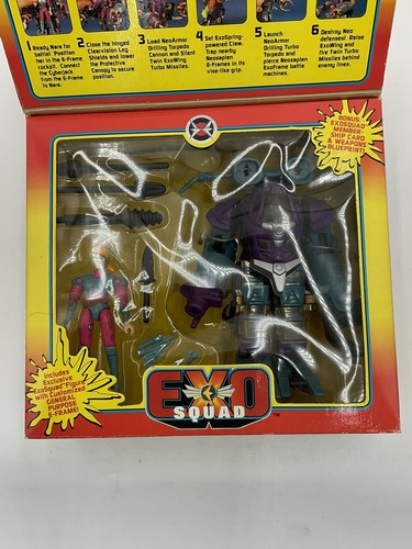 Nara Burns Reconnaissance E-Frame Exo Squad 1994 Playmates MISB SEALED - Picture 7 of 8