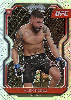 Alex Perez 2021 Panini Prizm UFC - Silver Prizms #26 -