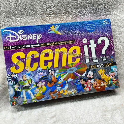 Disney Scene It Family Trivia Board Game DVD Original Complete!! 2004
