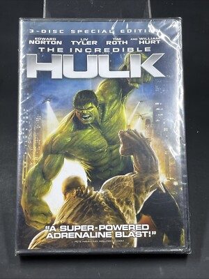The Incredible Hulk (DVD, 2008, 3-Disc Set, Special Edition) Brand New Sealed