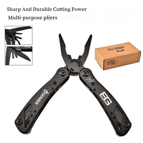 Outdoor Camping Tool Pliers Combination Foldable Multifunctional Knife Pliers AU - Picture 3 of 17