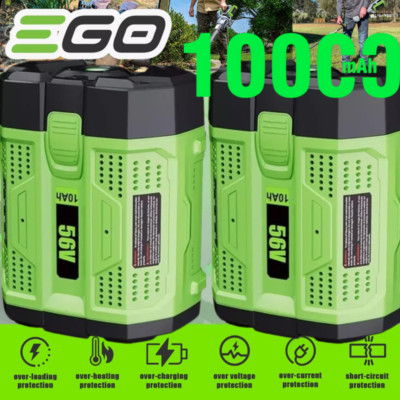 56V 10.0Ah For replace EGO BA5600T Power + 56V 10Ah Lithium Battery Replacement